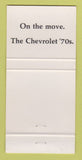 Matchbook Cover - Chevrolet Garner Motors Huntingdon PA 30 Strike