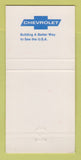Matchbook Cover - Chevrolet Walker Palmer MA 30 Strike