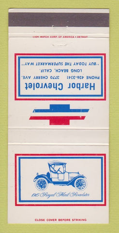 Matchbook Cover - Chevrolet Harbor Long Beach CA 30 Strike