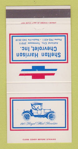 Matchbook Cover - Chevrolet Shelton Harrison Ashland City TN 30 Strike