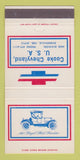 Matchbook Cover - Chevrolet Cooke Chevyland Evansville IN 30 Strike