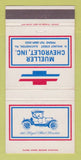 Matchbook Cover - Chevrolet Mueller Slatington PA 30 Strike