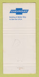 Matchbook Cover - Chevrolet Mueller Slatington PA 30 Strike