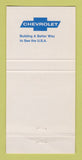 Matchbook Cover - Chevrolet A&S Motors Lincoln ME 30 Strike