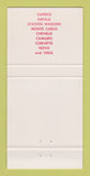 Matchbook Cover - 1971 Chevrolet Chapman Oldsmobile Uvalde TX 30 Strike