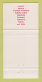Matchbook Cover - 1971 Chevrolet Moser Oldsmobile Menard TX 30 Strike
