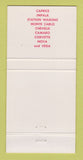 Matchbook Cover - 1971 Chevrolet Harris Doniphan MO 30 Strike