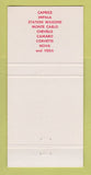 Matchbook Cover - 1971 Chevrolet Fletcher Motors Fletcher NC 30 Strike