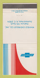 Matchbook Cover - Chevrolet Winfield Scotland Neck NC 30 Strike