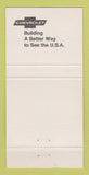 Matchbook Cover - Chevrolet Winfield Scotland Neck NC 30 Strike