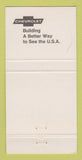 Matchbook Cover - Chevrolet Jerry Bucklin Ankeny IA 30 Strike