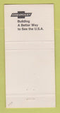 Matchbook Cover - Chevrolet Durbiano Jeannette PA 30 Strike