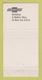Matchbook Cover - Chevrolet Voss Motors Hinckley IL 30 Strike