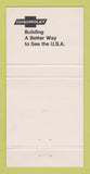 Matchbook Cover - Chevrolet Boose Brookville OH 30 Strike