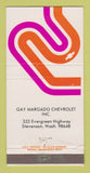 Matchbook Cover - Chevrolet Gay Margado Stevenson WA 30 Strike