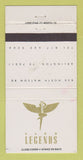 Matchbook Cover - Club Legends Arlington TX girlie WEAR 30 Strike