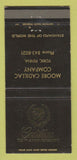 Matchbook Cover - Moore Cadillac York PA 30 Strike