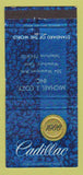 Matchbook Cover - 1966 Cadillac Michael Cozy Waterbury CT 30 Strike