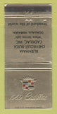 Matchbook Cover 1969 Cadillac Burnham Buick Chevrolet Ogallala NE WEAR 30 Strike