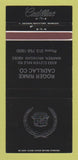 Matchbook Cover - Roger Rinke Cadillac Warren MI 30 Strike