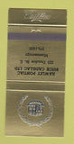 Matchbook Cover - Hawley Pontiac Buick Cadillac Mississauga ON 30 Strike