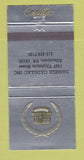 Matchbook Cover - Daniels Cadillac Allentown PA 30 Strike