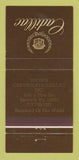Matchbook Cover - Brown Chevrolet Cadillac Berwick PA 30 Strike