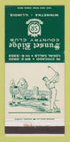 Matchbook Cover - Sunset Ridge Country Club Winnetka IL 30 Strike