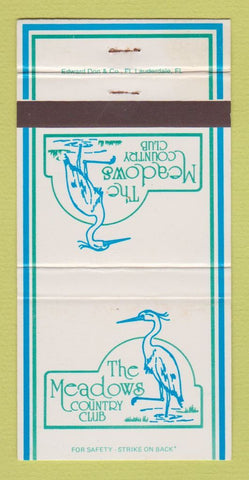 Matchbook Cover - Meadows Country Club 30 Strike