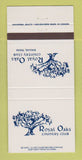 Matchbook Cover - Royal Oaks Country Club Dallas TX 30 Strike
