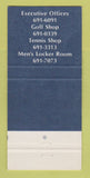 Matchbook Cover - Royal Oaks Country Club Dallas TX 30 Strike