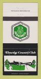 Matchbook Cover - Elmcrest Country Club 30 Strike