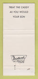 Matchbook Cover - Beverly Country Club WEAR 30 Strike