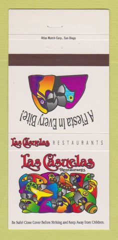 Matchbook Cover - Las Casuelas Restaurants Palm Springs CA 30 Strike