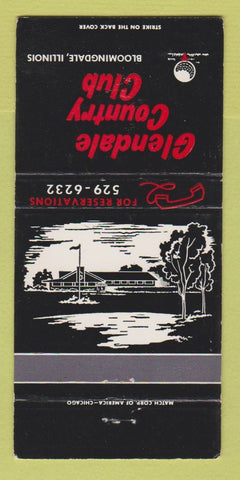 Matchbook Cover - Glendale Country Club Bloomingdale IL 30 Strike