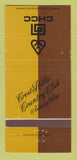 Matchbook Cover - Crest Hills Country Club Amberley Village 30 Strike