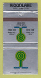 Matchbook Cover - Woodlake Country Club San Antonio TX 30 Strike