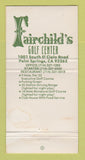Matchbook Cover - Fairchield's Golf Center Palm Springs CA WEAR 30 Strike