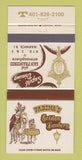 Matchbook Cover - Farina's Golden Lantern Warwick RI 30 Strike