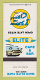 Matchbook Cover - Elite Cafe Bar Waco TX 30 Strike