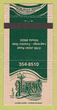 Matchbook Cover - Harlow's LaGrange Country Side IL restaurant 30 Strike