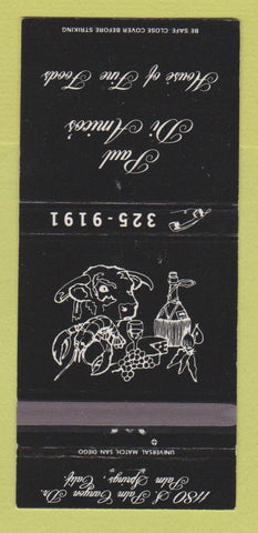 Matchbook Cover - Paul Di Amico's Restaurant Palm Springs CA 30 Strike