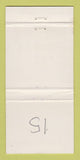 Matchbook Cover - Jocobean Banquets Chessington Surrey UK England 30 Strike