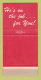 Matchbook Cover - Charles Chamberlain Congress Election WEAR 30 Strike