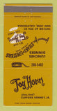 Matchbook Cover - Fog Horn Restaurant San Jose CA 30 Strike