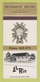 Matchbook Cover - El Rio Warren OH restaurant 30 Strike