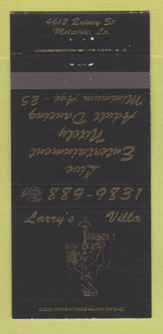 Matchbook Cover - Larry's Villa Metairie LA Strip Club? 30 Strike