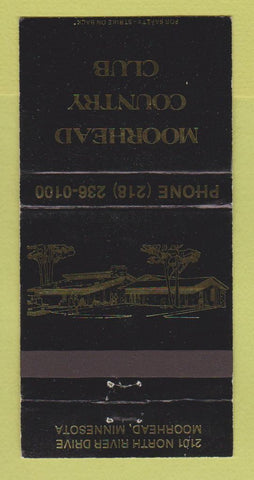 Matchbook Cover - Moorhead Country Club Moorhead MN WEAR 30 Strike