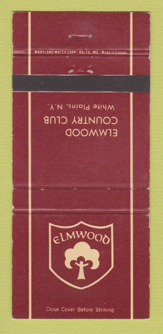 Matchbook Cover - Elmwood Country Club White Plains NY WEAR 30 Strike