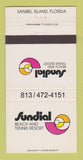 Matchbook Cover - Sundial Beach Tennis Resort Sanibel Island FL 30 Strike